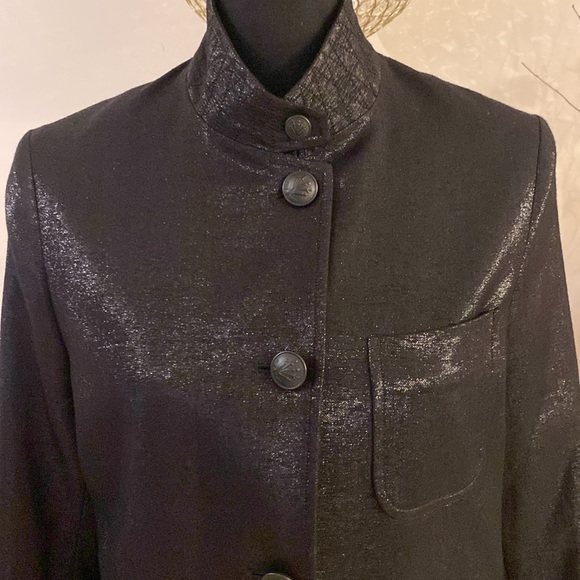 Rag & Bone Black Blazer with Metallic Sheen size 6 - Picture 6 of 11